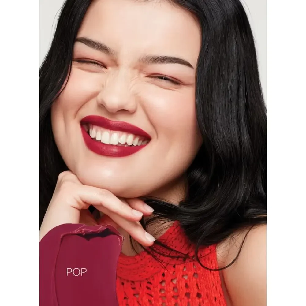 SAIE Lip Blur Matte Blurring Lipstick - Pop